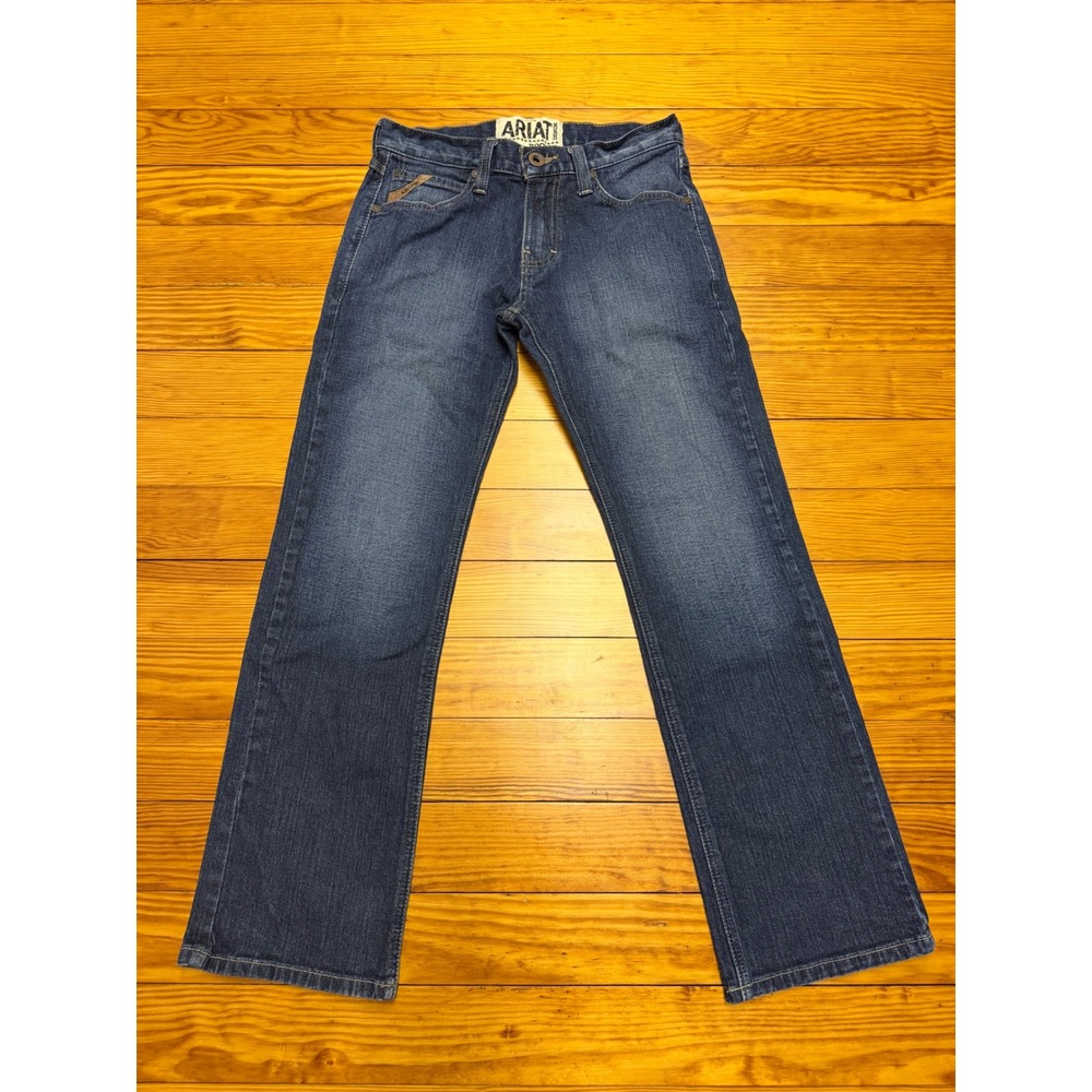 Ariat M7 Rocker Straight Mens 29x30 Blue Medium Wash Jeans Skater Cowboy